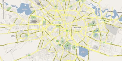 નકશો bucuresti રોમાનિયા
