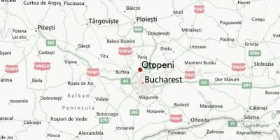 Otopeni એરપોર્ટ નકશો