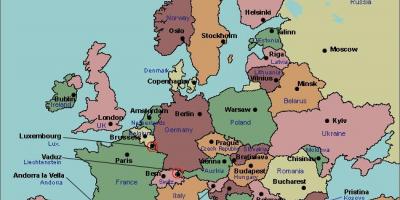 નકશો બુકારેસ્ટ યુરોપ